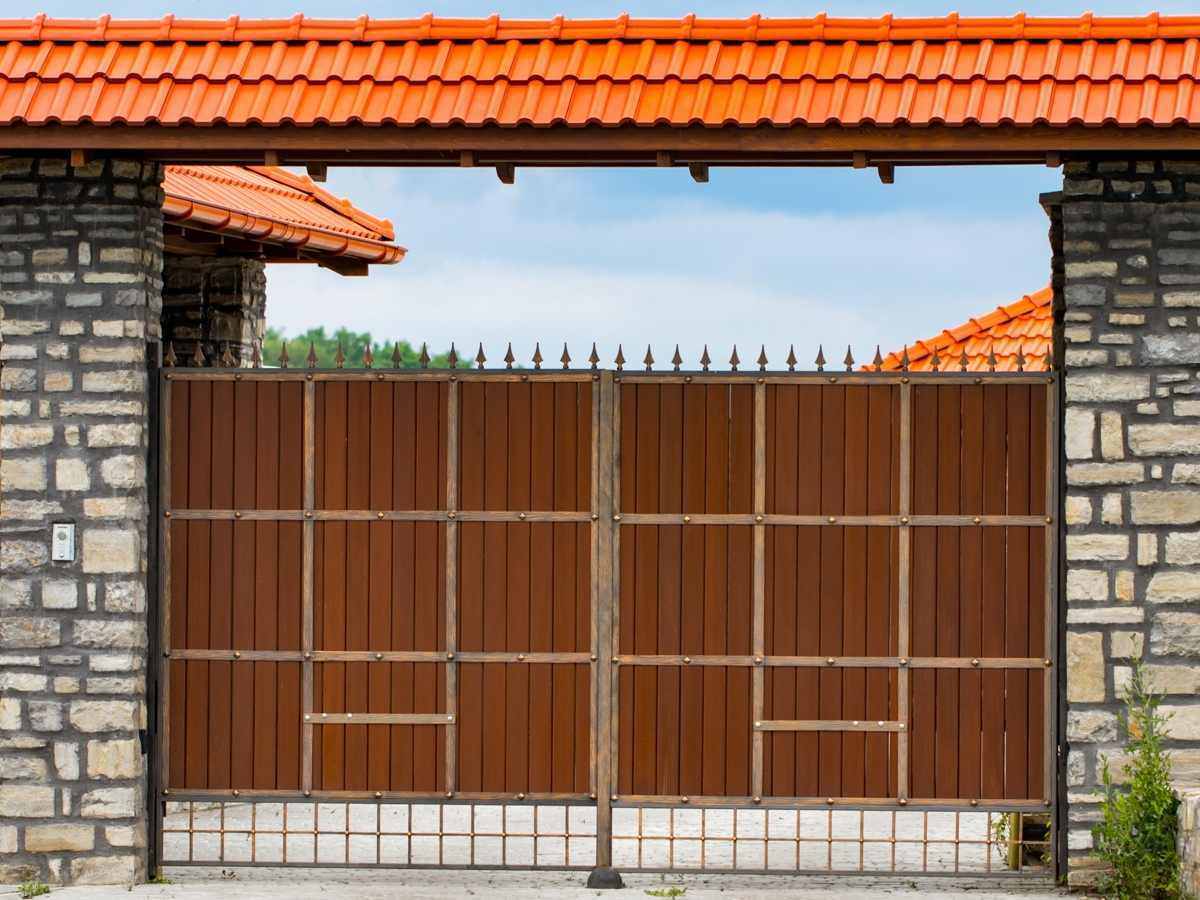 Ворота распашные Flex SR-203